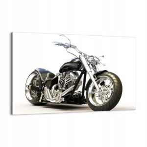 'Chopper motociklas' paveikslas ant drobės