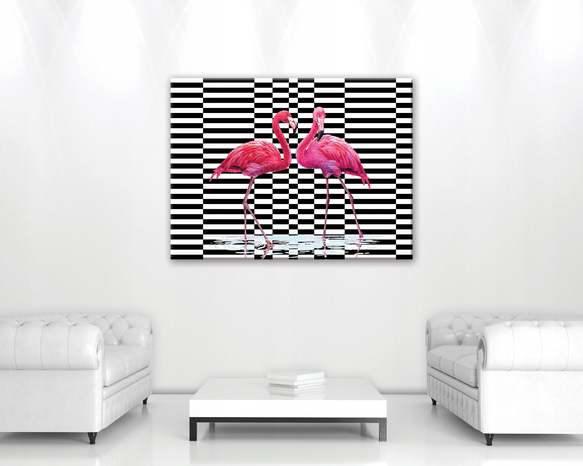 'Flamingai' tapyba ant drobės