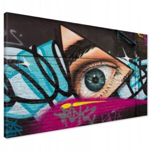 'Gatvės akis' paveikslas ant drobės