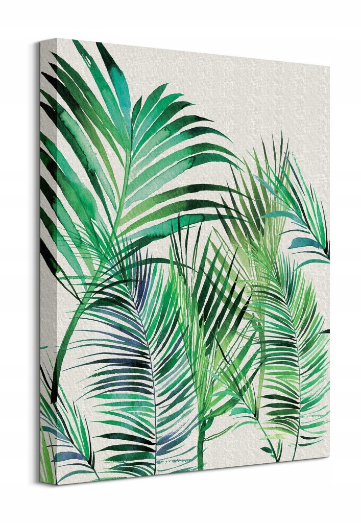 'Palmių lapai' tapyba ant drobės
