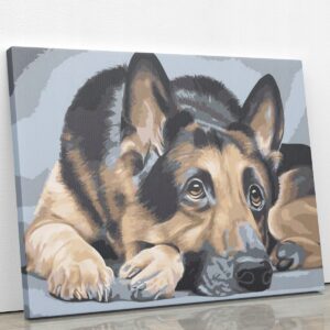 'Šuns ilgesys' tapyba pagal skaičius