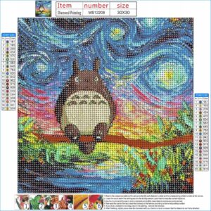 'Totoro' deimantinė mozaika 5D