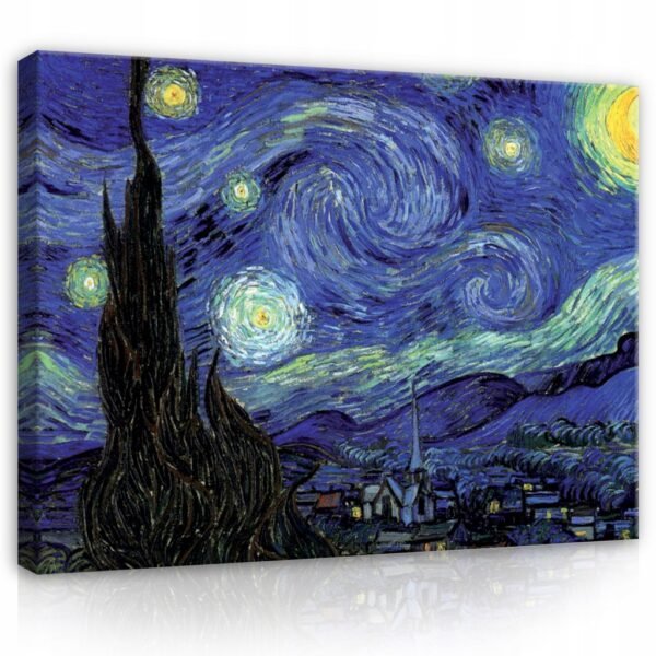 'van Gogh Starry Night' tapyba ant drobės 'van Gogh Starry Night' tapyba ant drobės