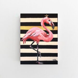 'Flamingas' ranka tapytas paveikslas