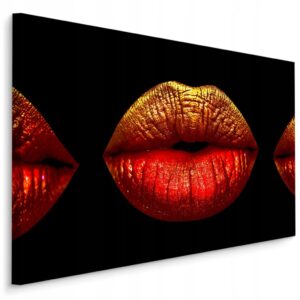 'Dažytos lūpos' paveikslas ant drobės