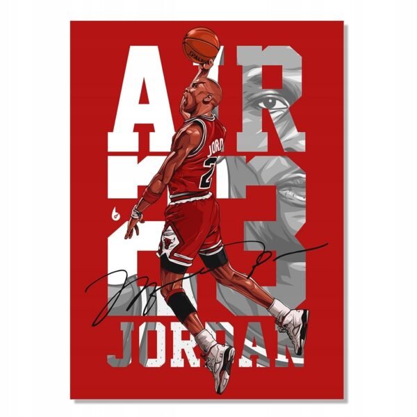 'MICHAEL JORDAN 23' 40x60 paveikslas ant drobės