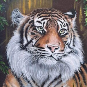 'Džiunglių valdovas' 60x90cm ranka tapytas paveikslas