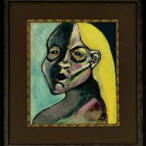 'Išblukęs veidas' 34x38cm ranka tapytas paveikslas