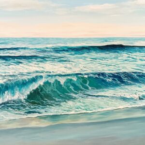 'Jūros bangos' 120cm x 70cm ranka tapytas paveikslas