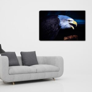 'Baltagalvis erelis' 90cm x 60cm paveikslas ant drobės