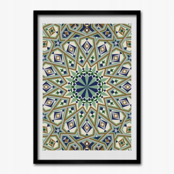 Plakatas su rėmeliu Mandala 100x70cm