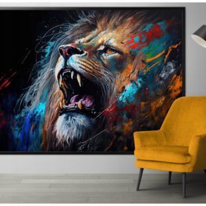 'Liūtas' 200x140cm paveikslas ant drobės