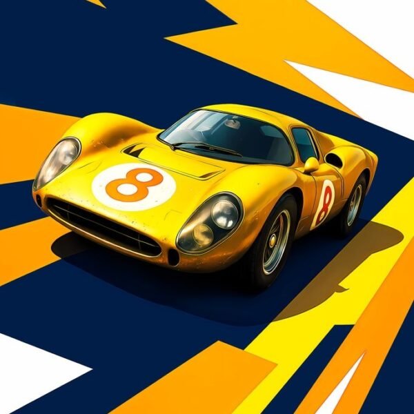 'Legendinis Ferrari 330' paveikslas ant drobės 'Legendinis Ferrari 330' paveikslas ant drobės