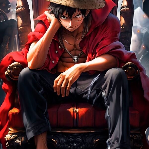 'Luffy ant Sosto' paveikslas ant drobės 'Luffy ant Sosto' paveikslas ant drobės