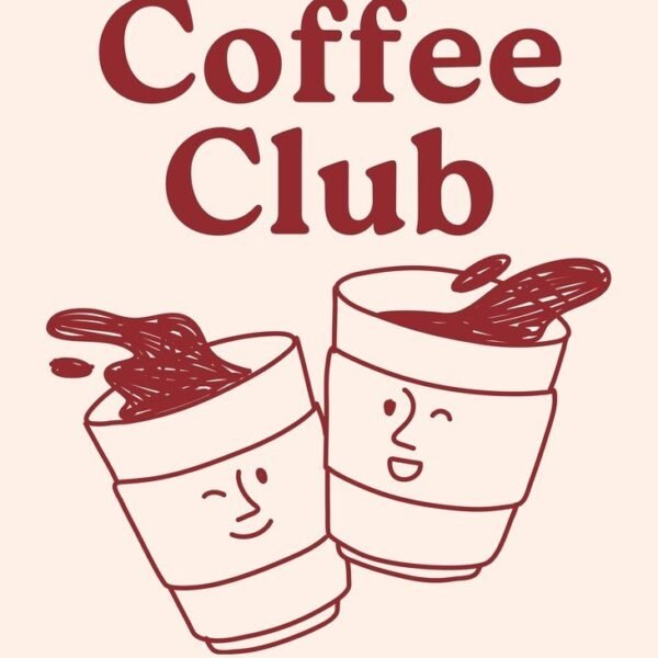 'Coffee Club rytinė kava' paveikslas ant drobės 'Coffee Club rytinė kava' paveikslas ant drobės